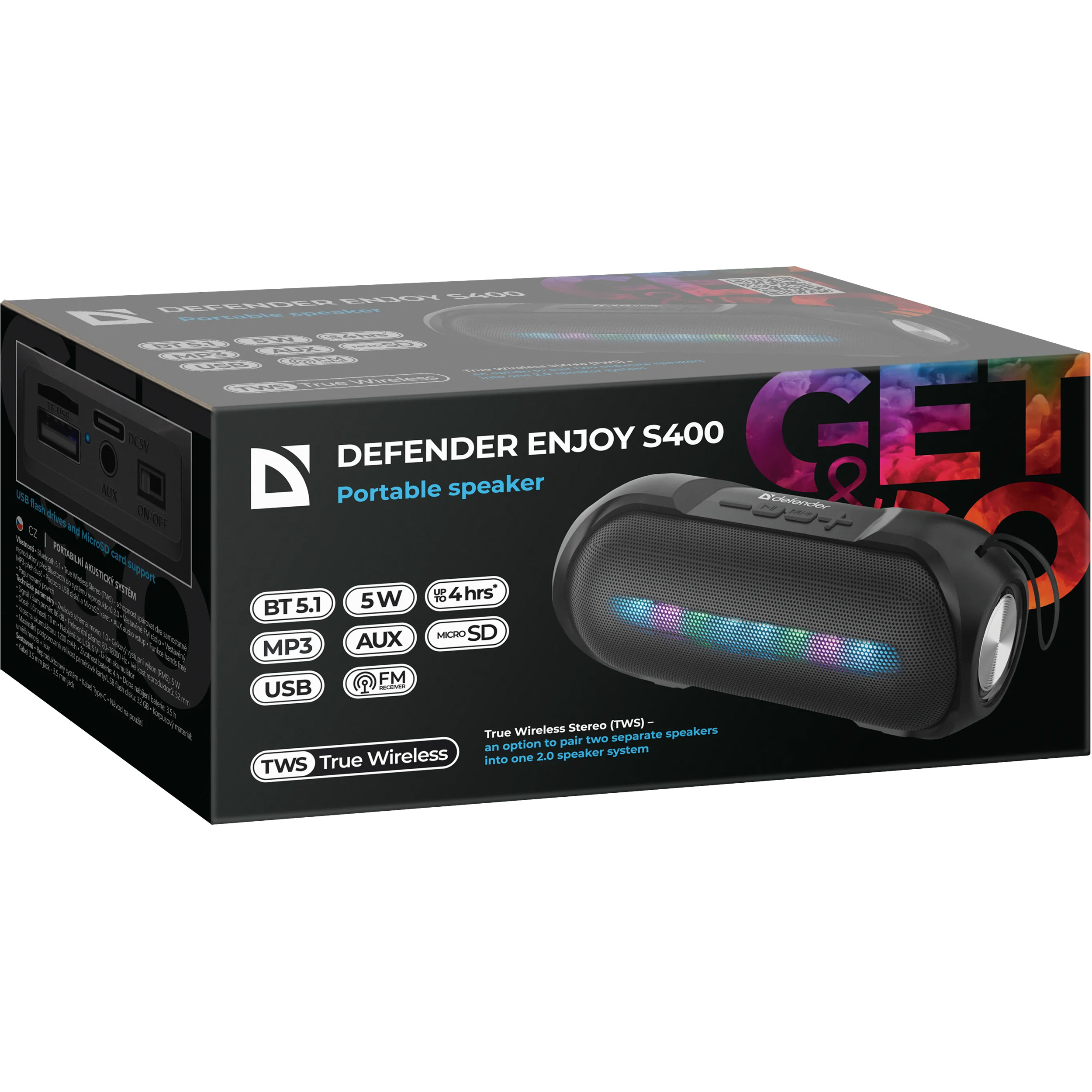 Портативна колонка DEFENDER Enjoy S400 (65399)