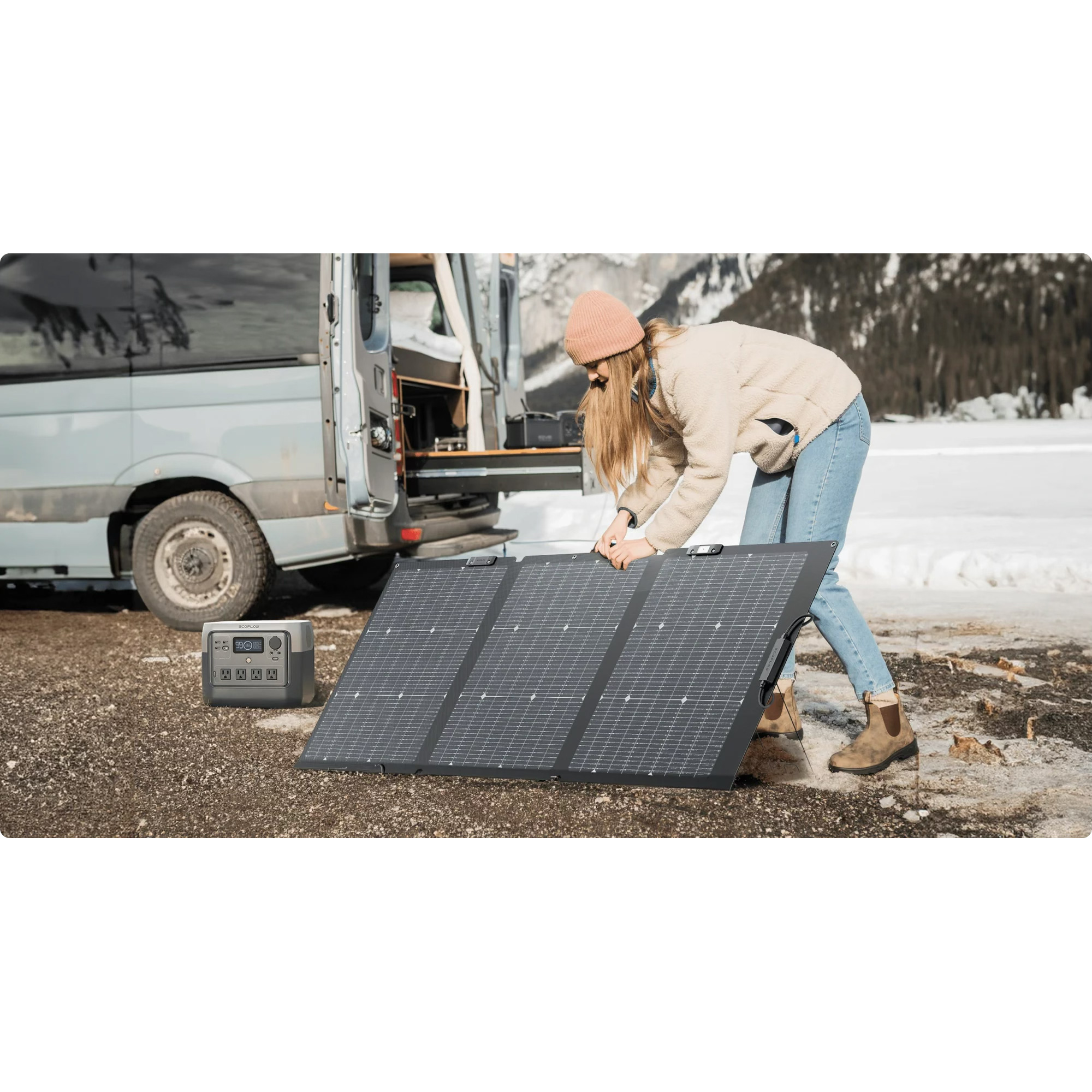 Портативная солнечная панель ECOFLOW NextGen Portable Solar Panel 160W (EFSOLAR160W-N)