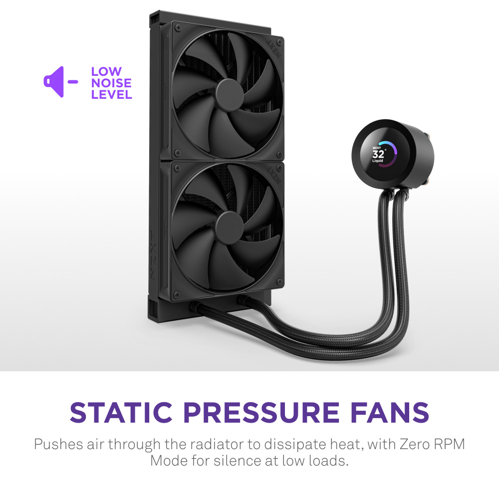 Система водяного охлаждения NZXT Kraken Plus 280 V2 Black (RL-KN280-B2)