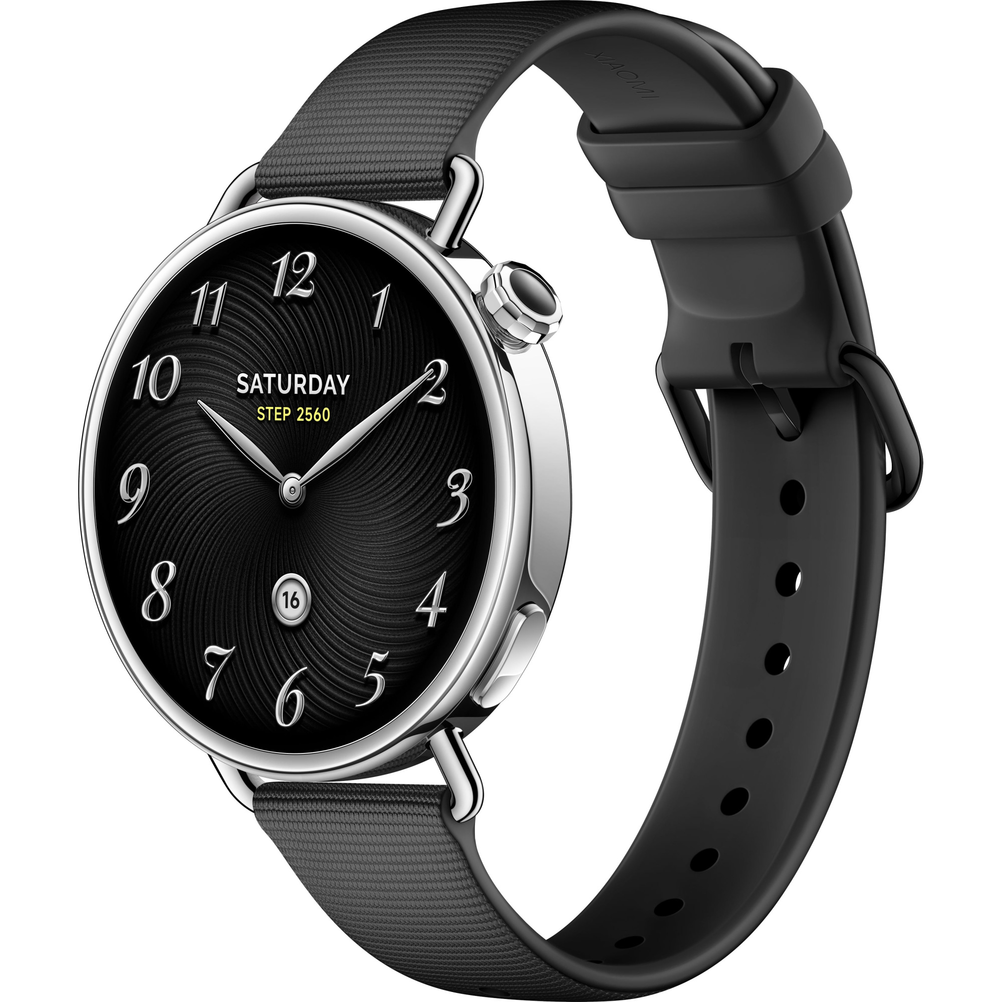 Смарт-часы XIAOMI Watch S4 Fluororubber Strap 41mm Black (BHR07VRGL)