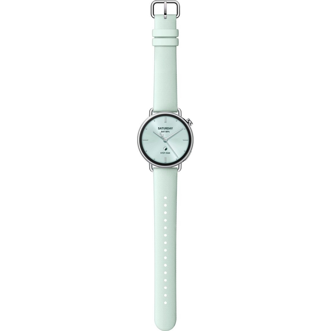 Смарт-часы XIAOMI Watch S4 Fluororubber Strap 41mm Mint Green (BHR080CGL)