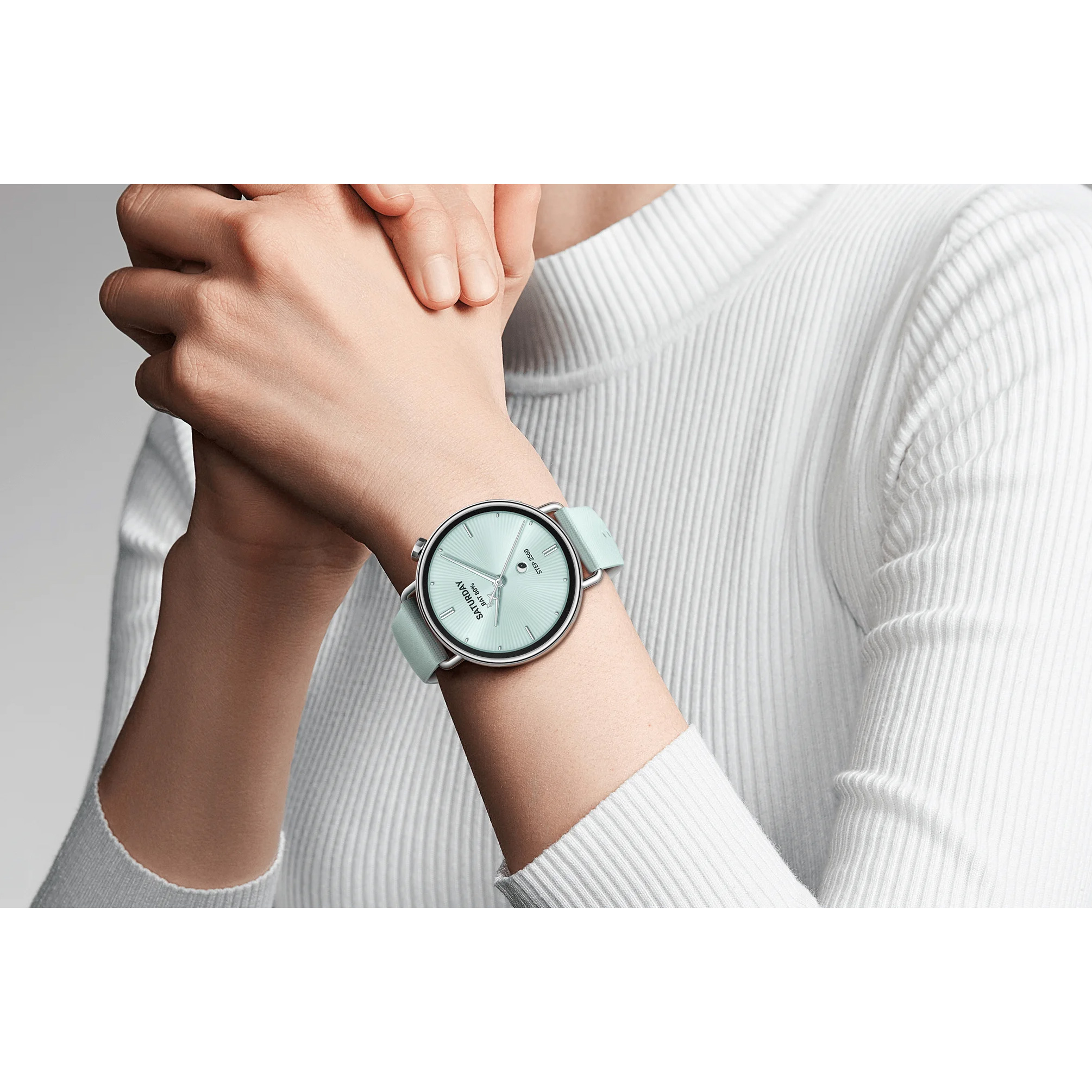 Смарт-часы XIAOMI Watch S4 Fluororubber Strap 41mm Mint Green (BHR080CGL)