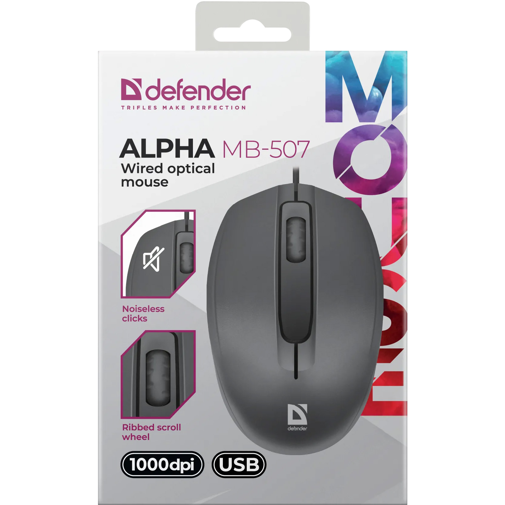 Мышь DEFENDER Alpha MB-507 Black (52507)