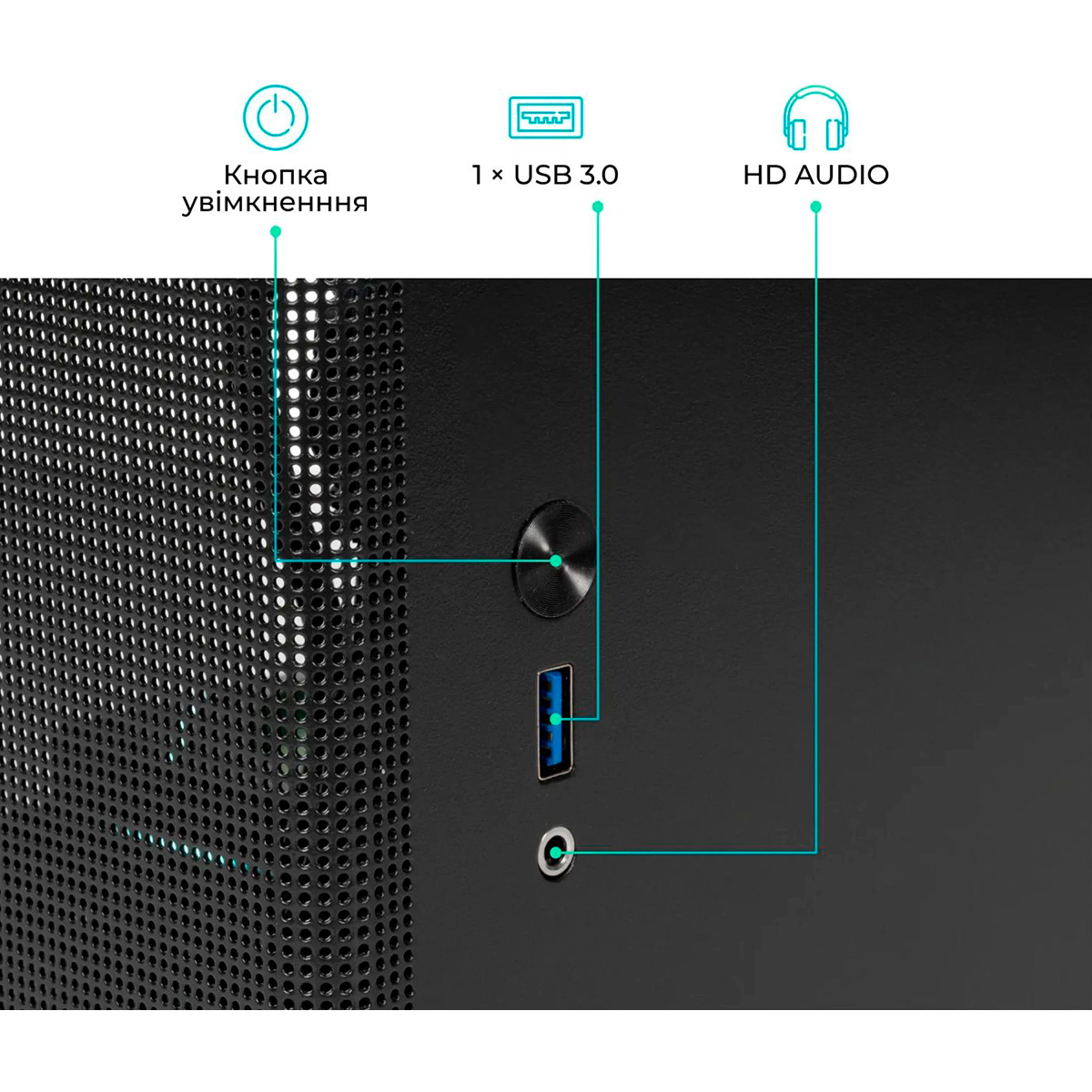 Корпус QUBE Bring ARGB Black (BRING_GBNU3)