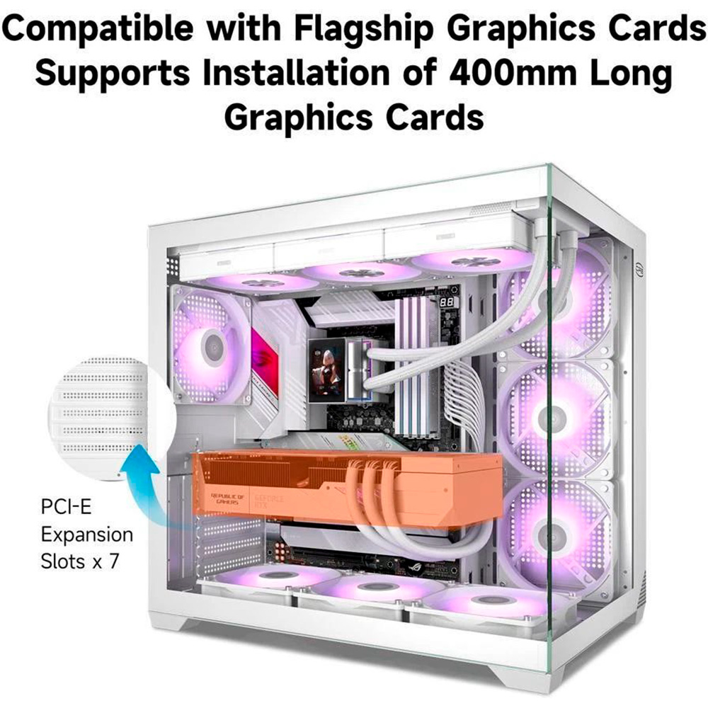 Корпус PCCOOLER CPS C3 T700 ARGB White (C3-T700WHD401-GL)