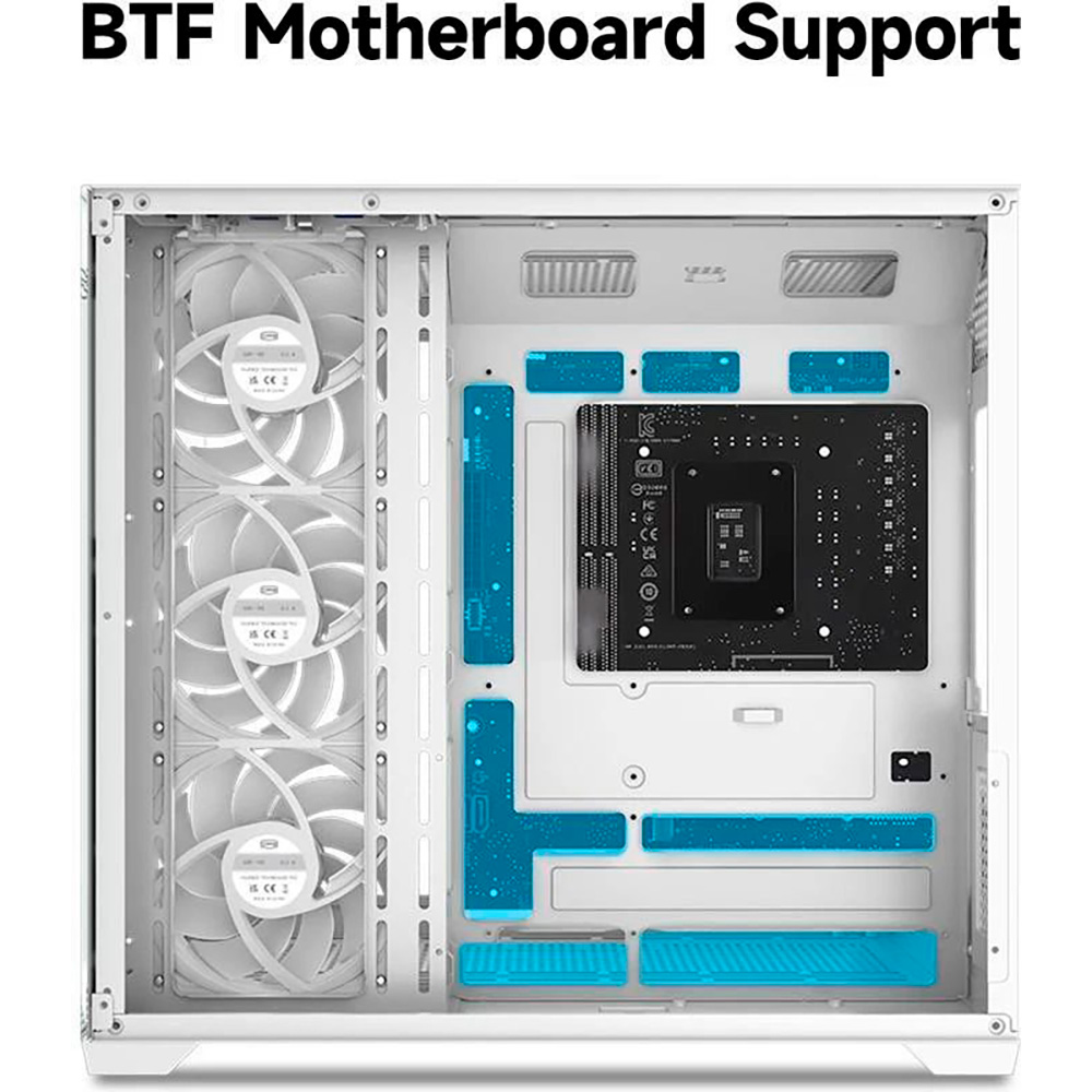 Корпус PCCOOLER CPS C3 T700 ARGB White (C3-T700WHD401-GL)