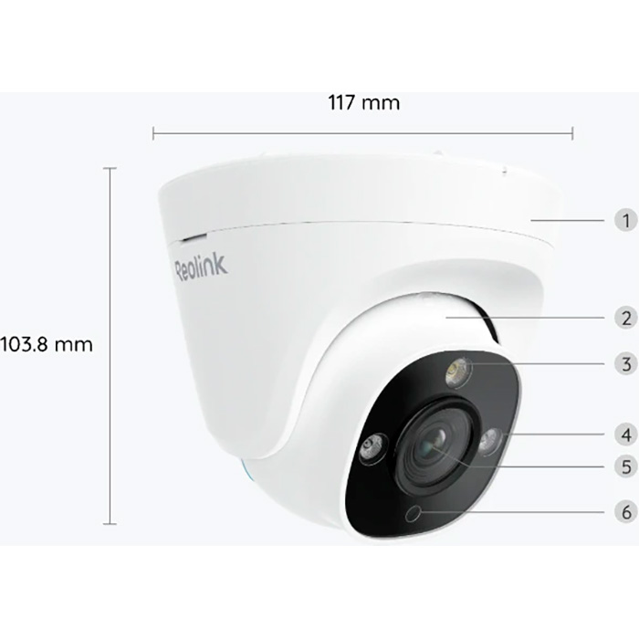 IP-камера REOLINK RP-PCT8M 2.8mm
