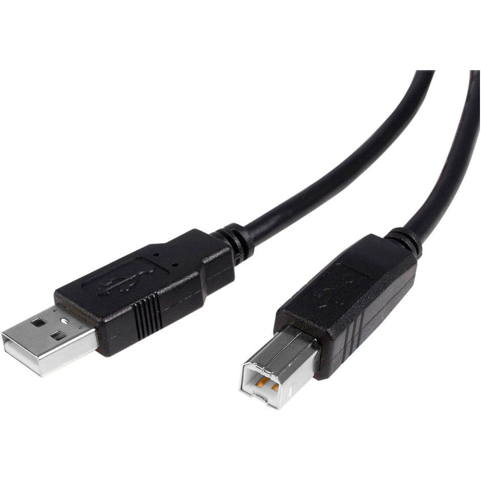 Кабель COLORWAY USB 2.0 AM/BM 2м Black (CW-CBUB072-BK)