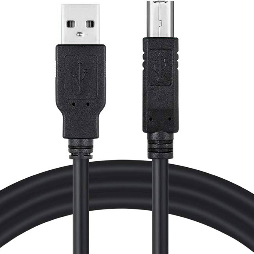 Кабель COLORWAY USB 2.0 AM/BM 2м Black (CW-CBUB072-BK)