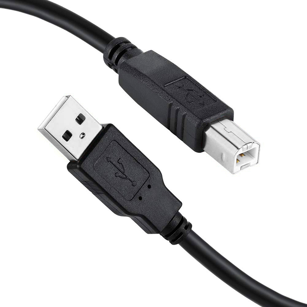 Кабель COLORWAY USB 2.0 AM/BM 2м Black (CW-CBUB072-BK)