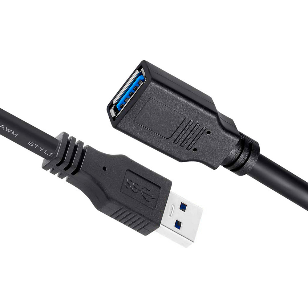 Кабель-подовжувач COLORWAY USB3.0 AM/AF 1.8м Black (CW-CBUF075-BK)