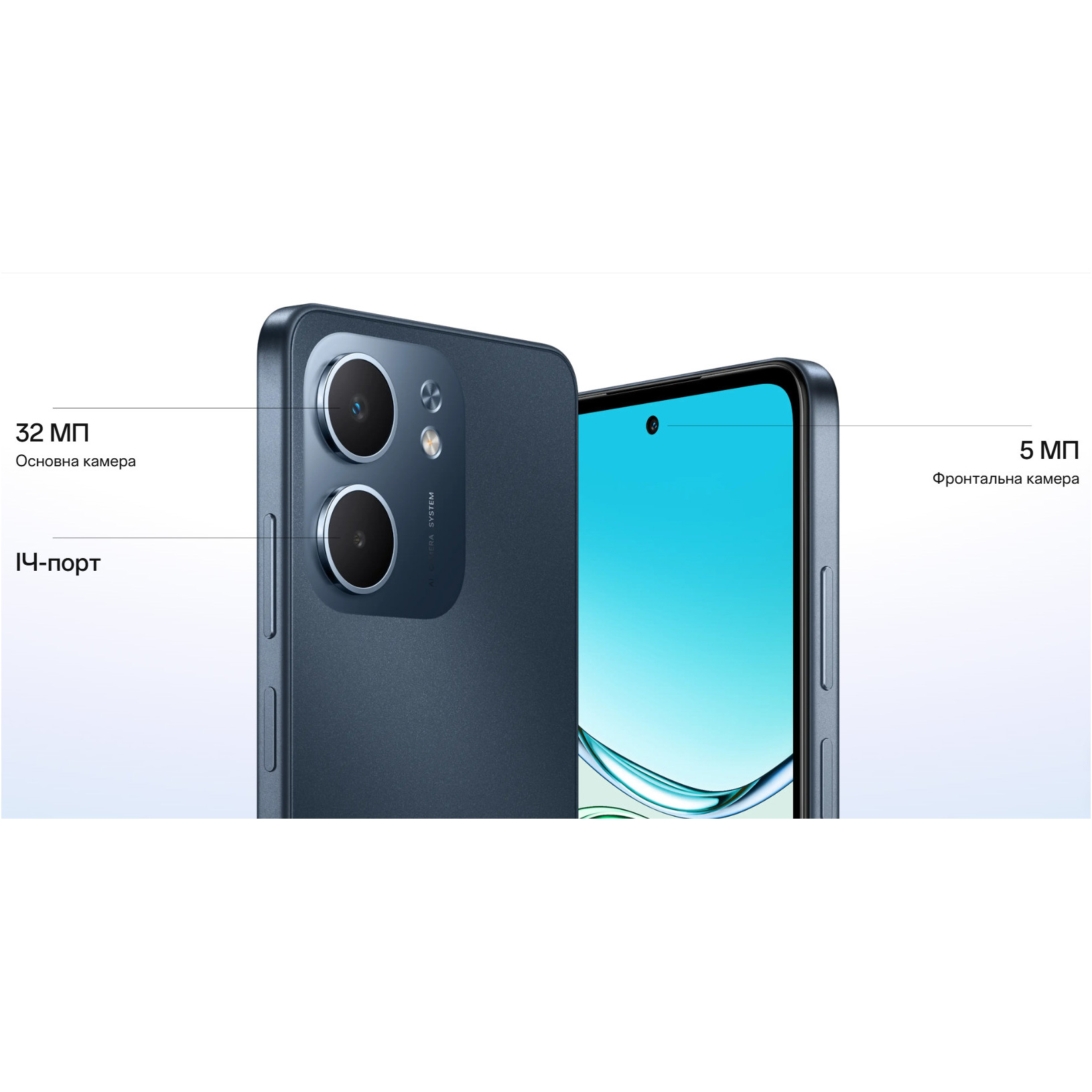 Смартфон OPPO A5x NFC 4/128GB Midnight Blue