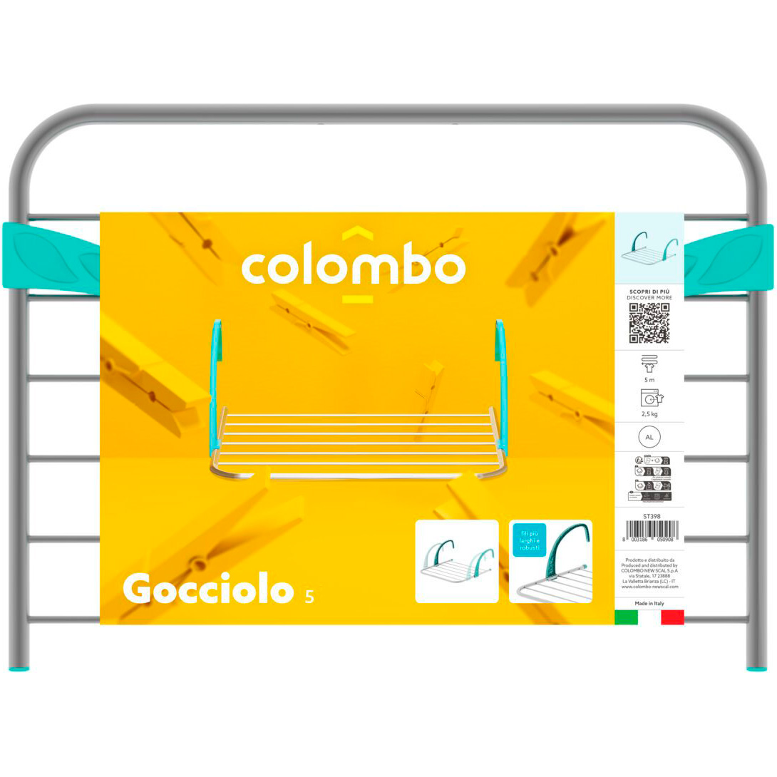 Сушилка для белья навесная COLOMBO Gocciolo 5 5м (ST398)