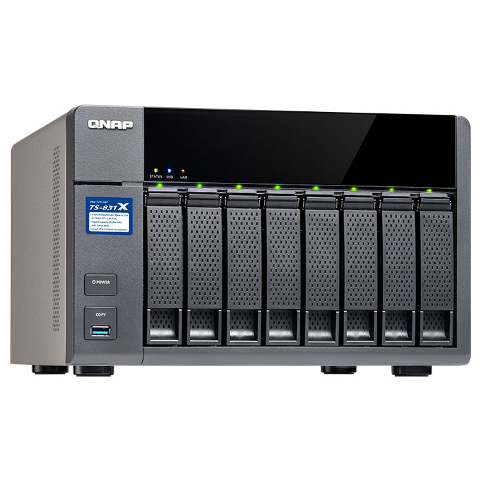 NAS-сервер QNAP TS-831X-8G
