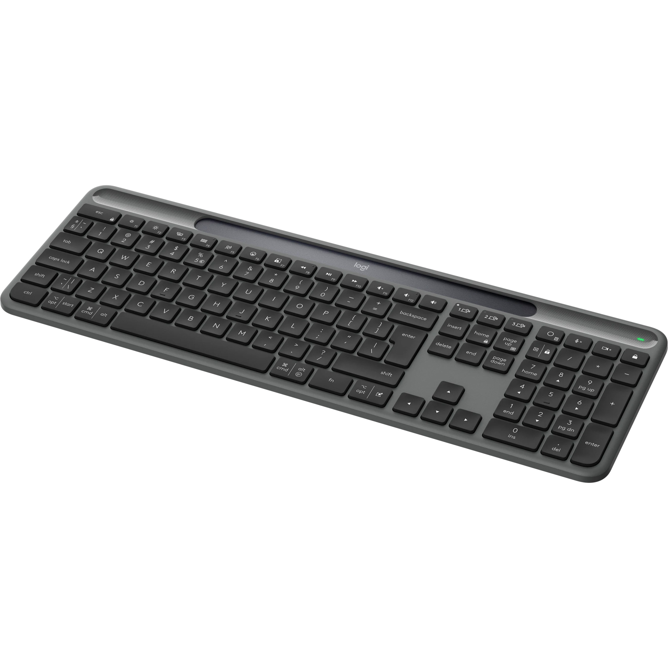 Клавіатура бездротова LOGITECH Signature Slim Solar+ K980 for Business Graphite (920-013779)
