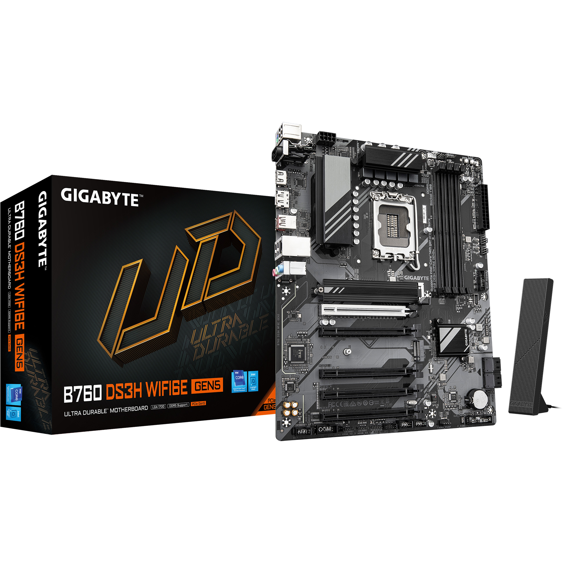 Материнская плата GIGABYTE B760 DS3H WiFi6E Gen5