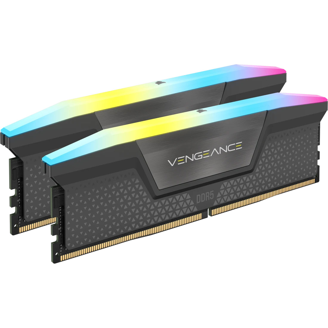 Модуль пам'яті CORSAIR Vengeance RGB DDR5 DDR5 6400MHz 32GB Kit 2x16GB Cool Gray (CMH32GX5M2B6400Z32)