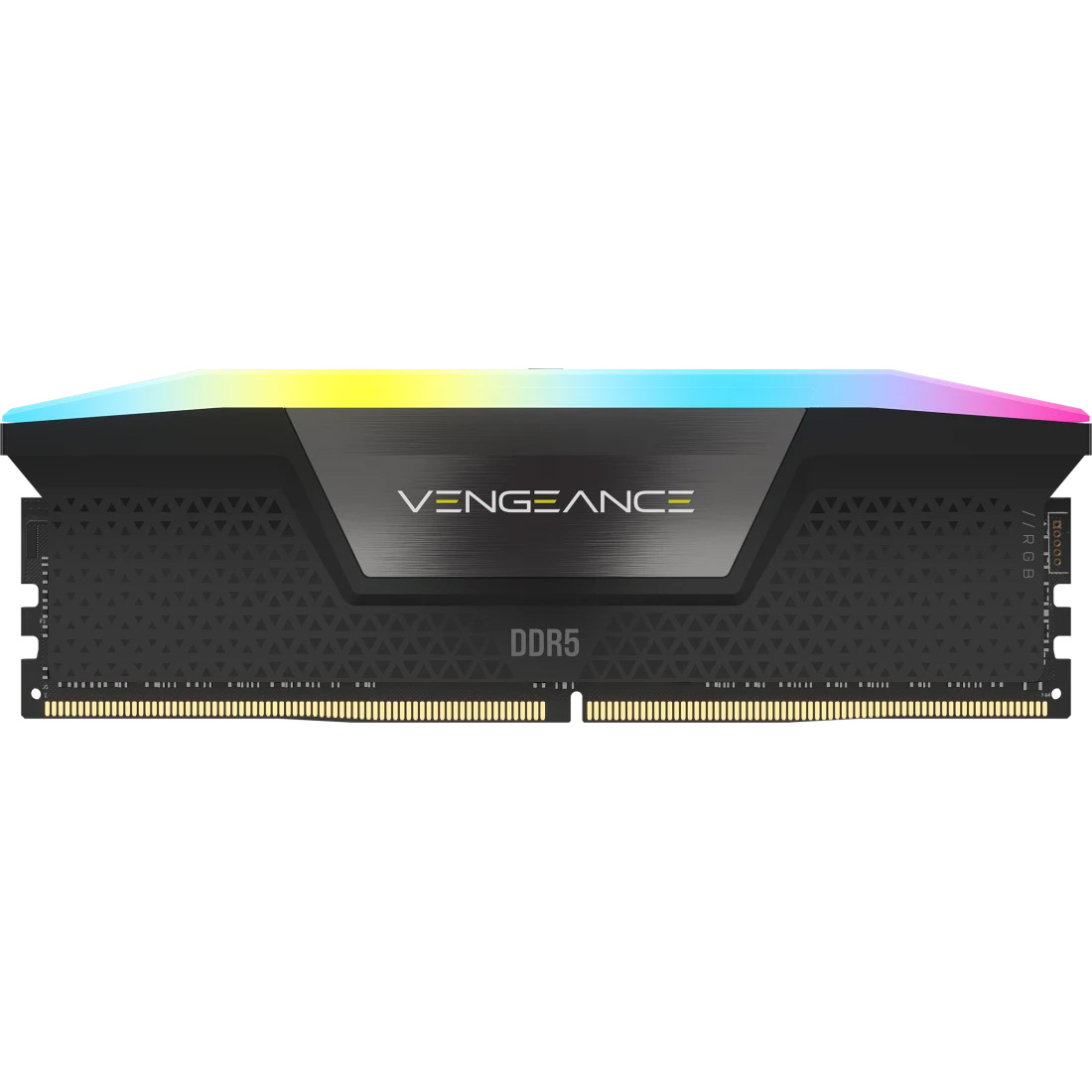 Модуль памяти CORSAIR Vengeance RGB DDR5 6800MHz 32GB Kit 2x16GB Black (CMH32GX5M2B6800C40)