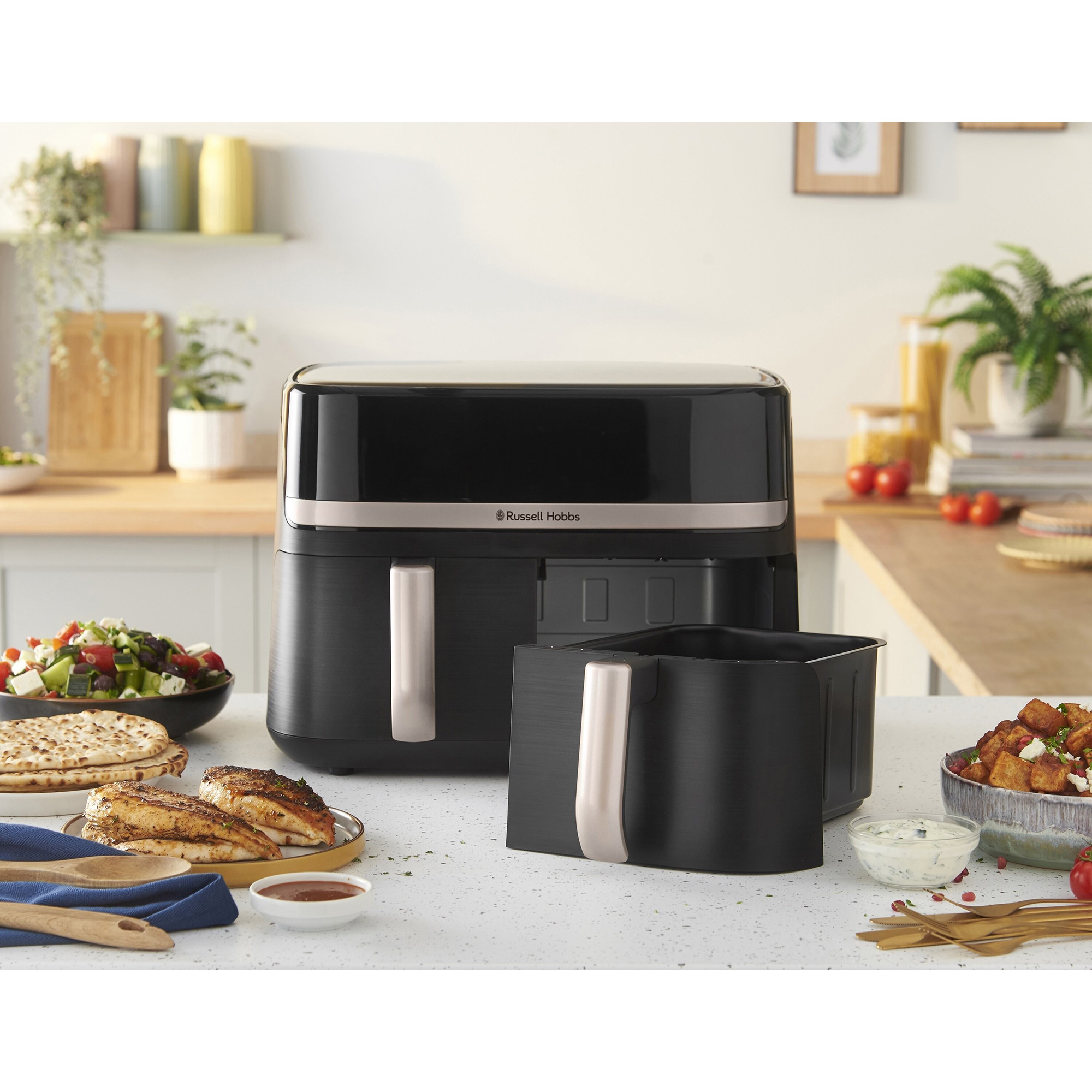 Мультипіч RUSSELL HOBBS SatisFry Air Dual Basket Black (27680-56)