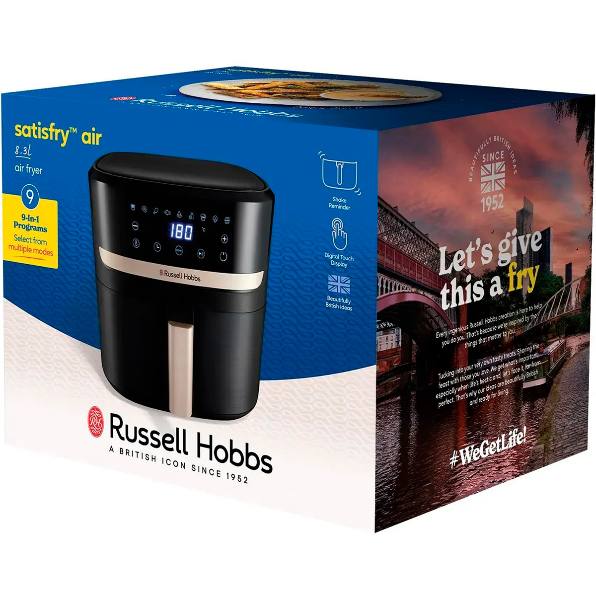 Мультипіч RUSSELL HOBBS SatisFry Air Fryer 8.3L Black (27630-56)