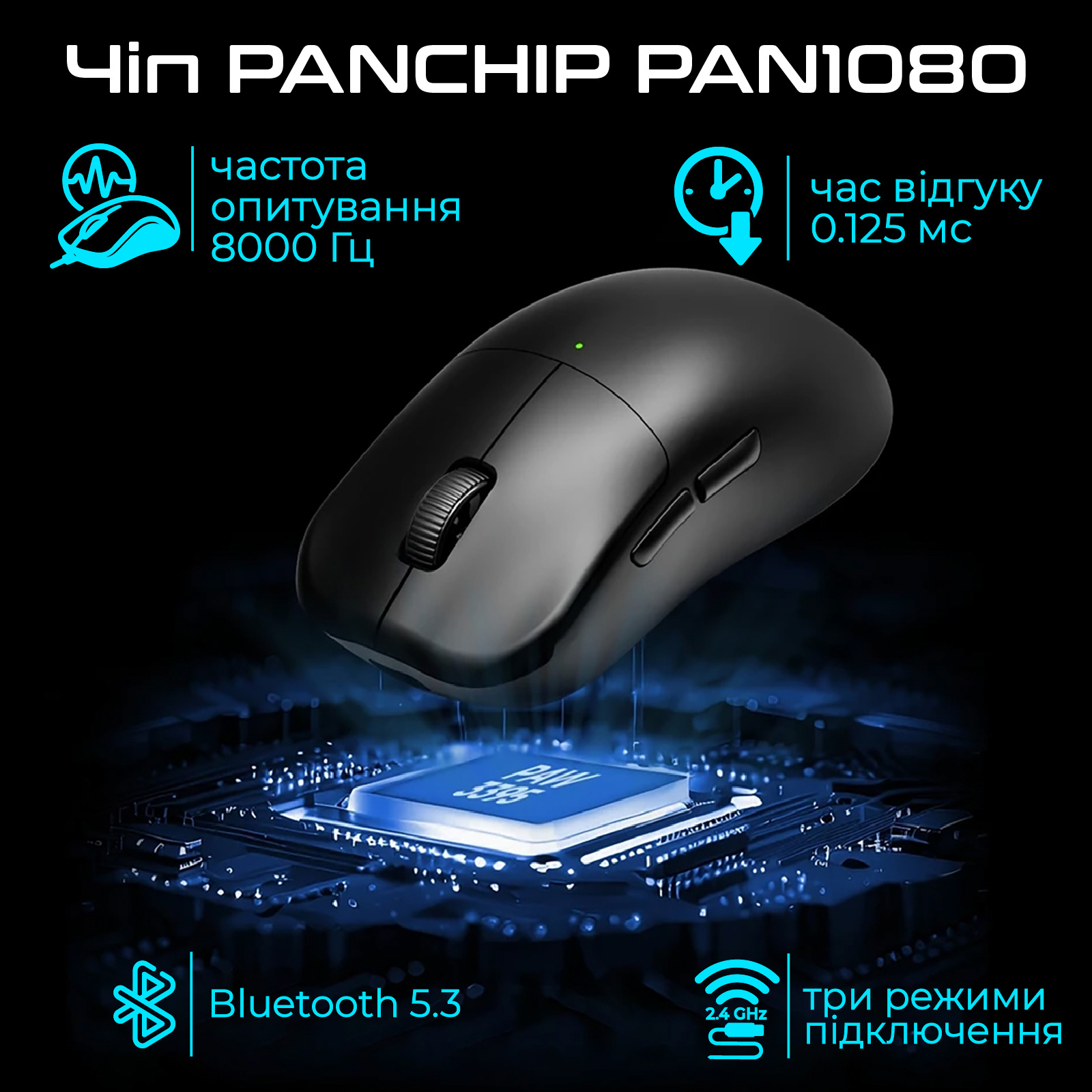 Миша RAWM ES21 Black