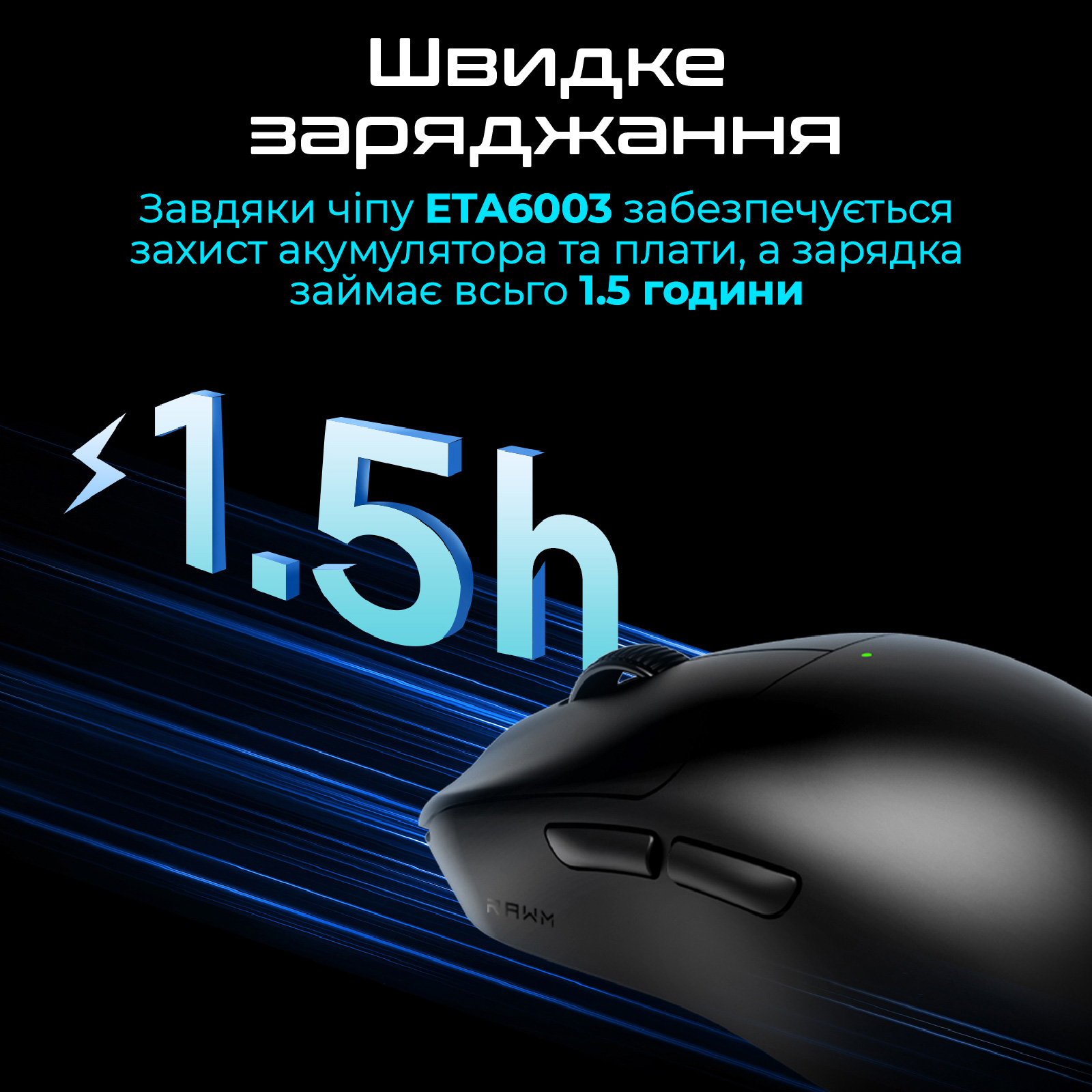 Миша RAWM ES21 Black