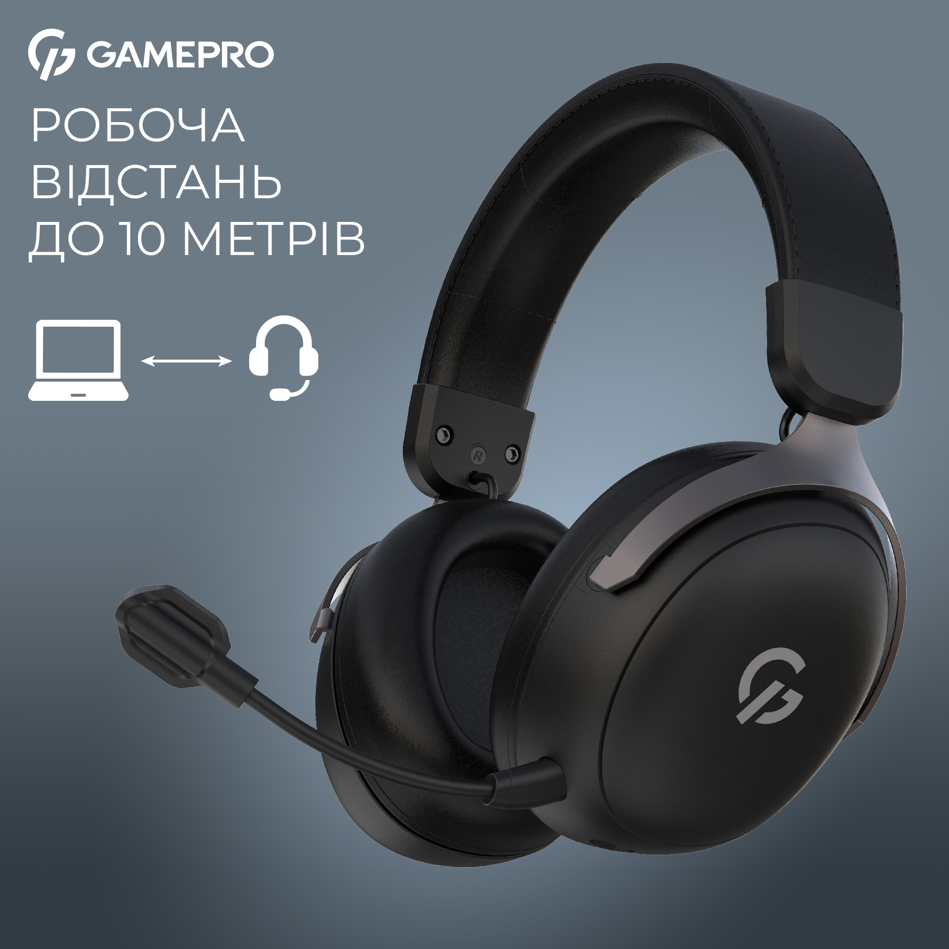 Навушники геймерскі GAMEPRO Asgard Freya Pro Black (HSW201B)