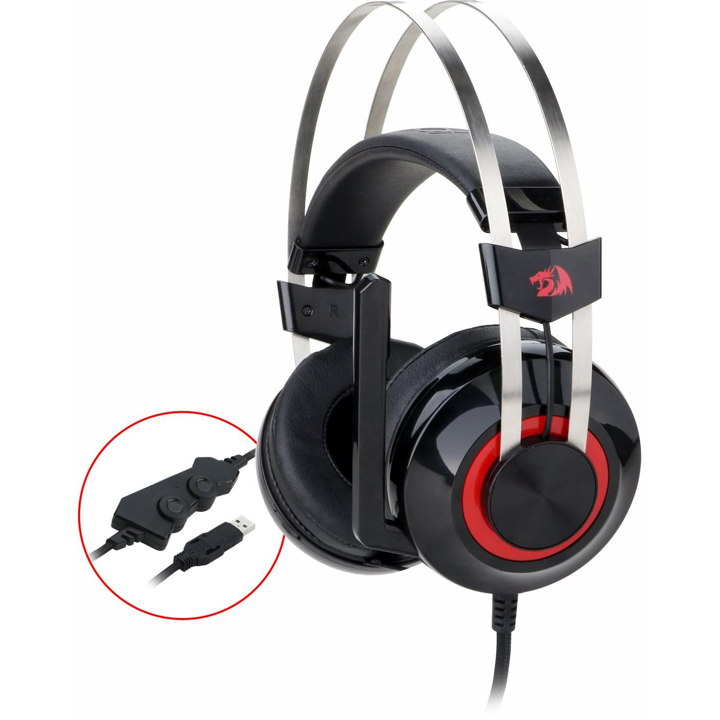 Навушники геймерскі REDRAGON Talos H601 Black (77692)