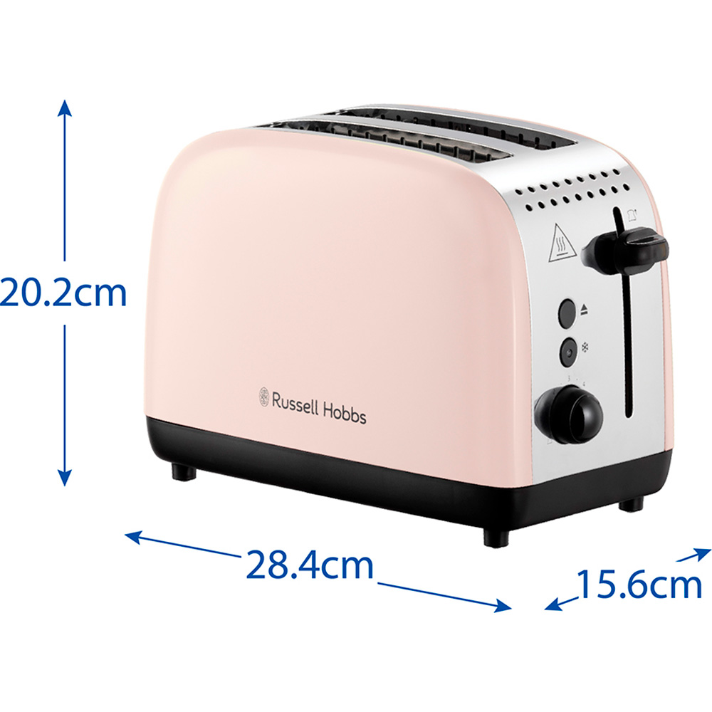 Тостер RUSSELL HOBBS Colours Plus 2 Slice Jasmine (26930-56)
