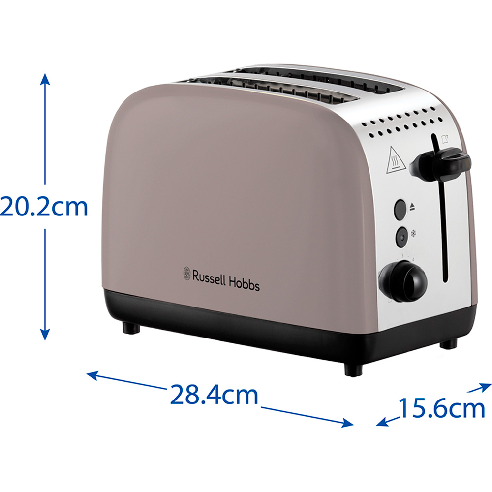 Тостер RUSSELL HOBBS Colours Plus 2 Slice Mocha (26931-56)
