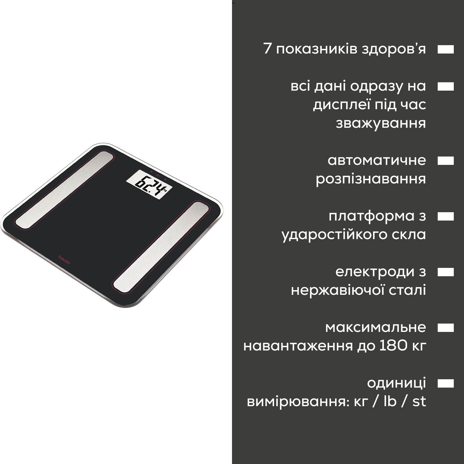 Розумні ваги BEURER BF 183 LE Ripe Cherry