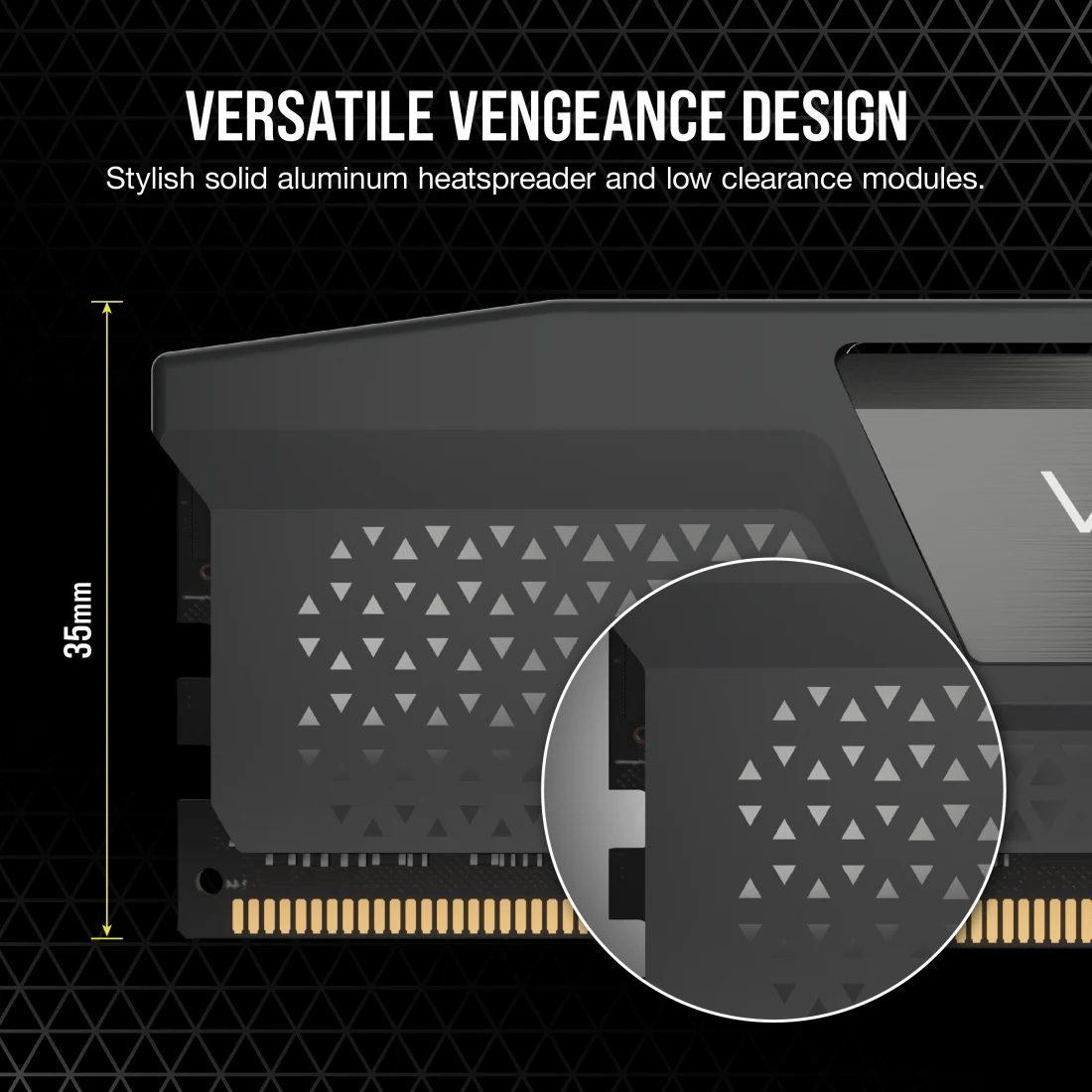 Модуль пам'яті CORSAIR Vengeance DDR5 6000MHz 96GB Kit 2x48GB Gray (CMK96GX5M2B6000Z30)