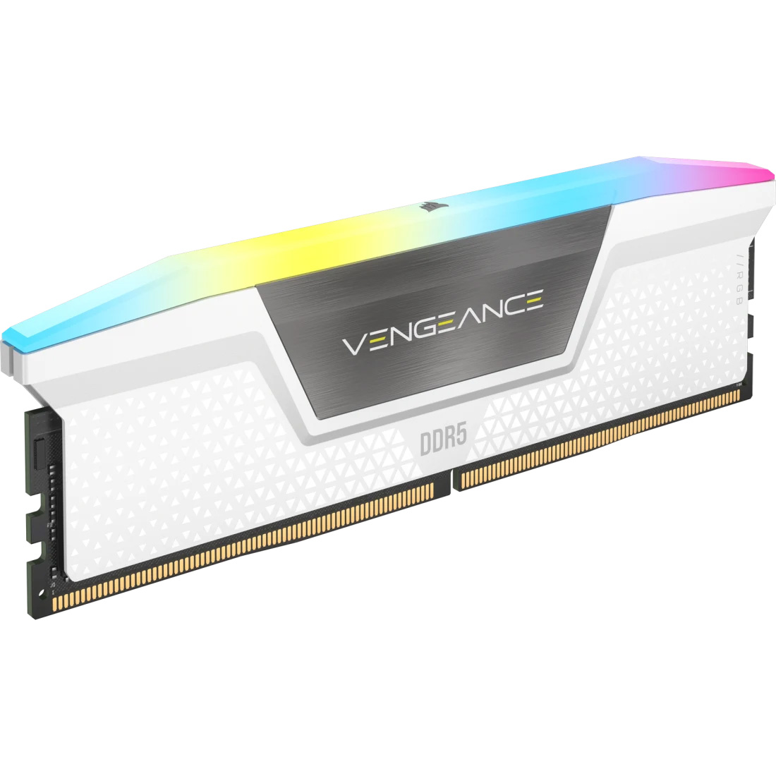 Модуль памяти CORSAIR Vengeance RGB DDR5 6400MHz 32GB Kit 2x16GB White (CMH32GX5M2B6400Z32W)