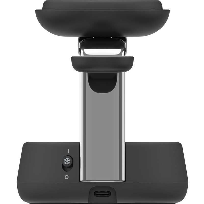 Бездротовий зарядний пристрій BELKIN UltraCharge Pro 3-in-1 Magnetic Charging Dock Qi2 25W Charcoal (WIZ040KQCH)