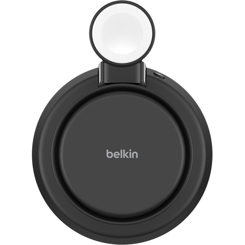 Бездротовий зарядний пристрій BELKIN UltraCharge Pro 3-in-1 Magnetic Charging Dock Qi2 25W Charcoal (WIZ040KQCH)