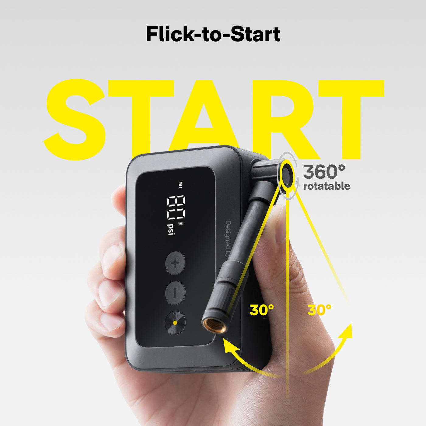Портативний насос HOTO Air Pump Pocket (QWCQA002)