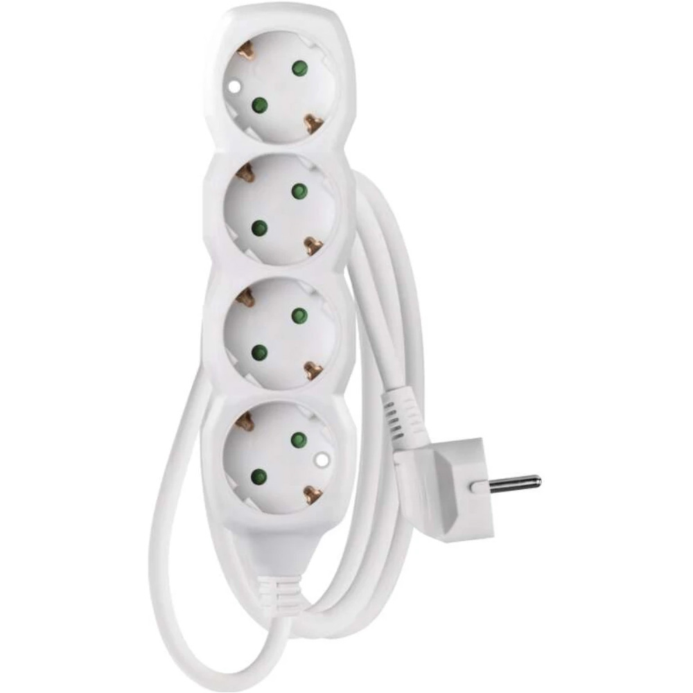 Удлинитель EMOS P0425R White, 4 розетки, 5м