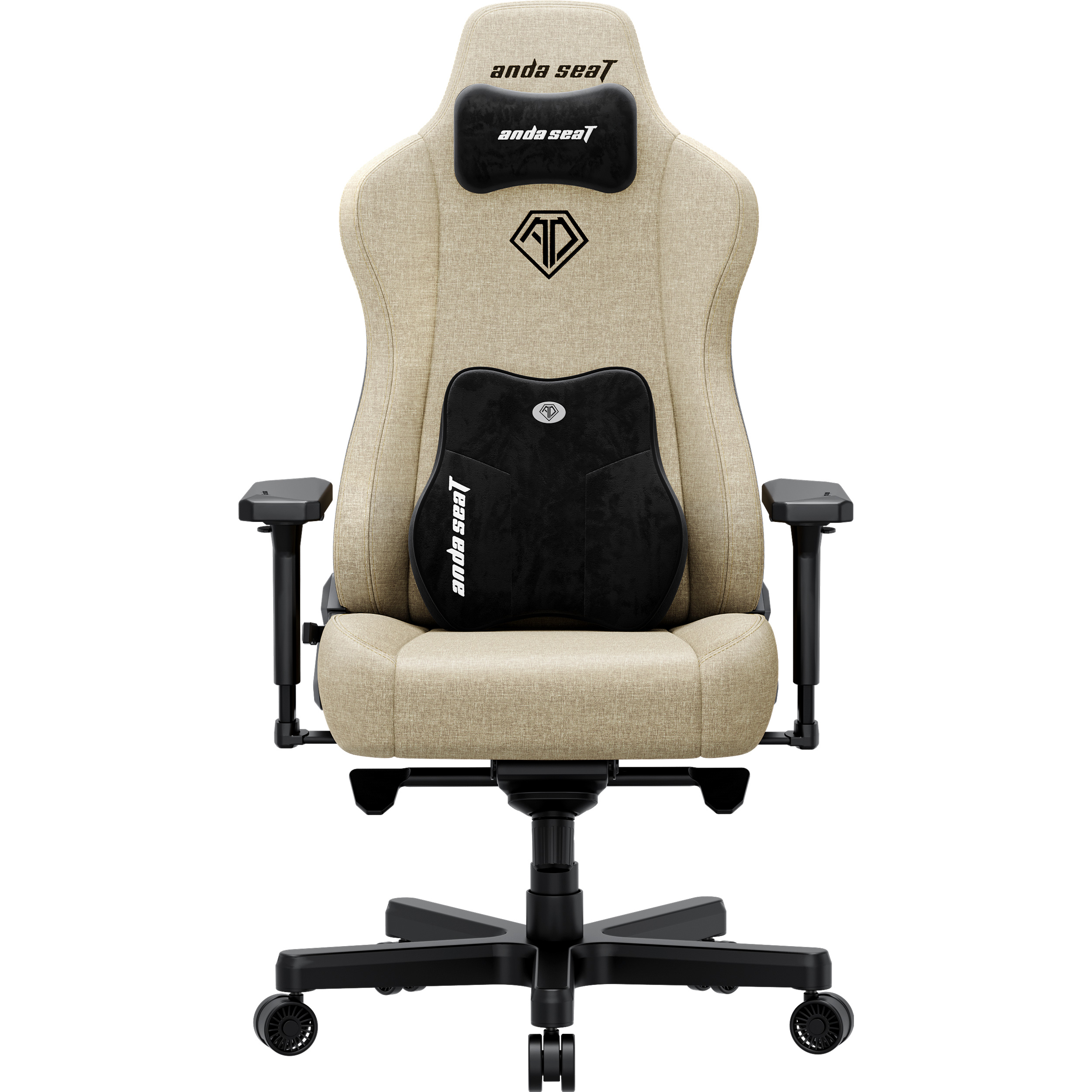 Крісло геймерське ANDA SEAT Kaiser 3E Fabric XL Beige