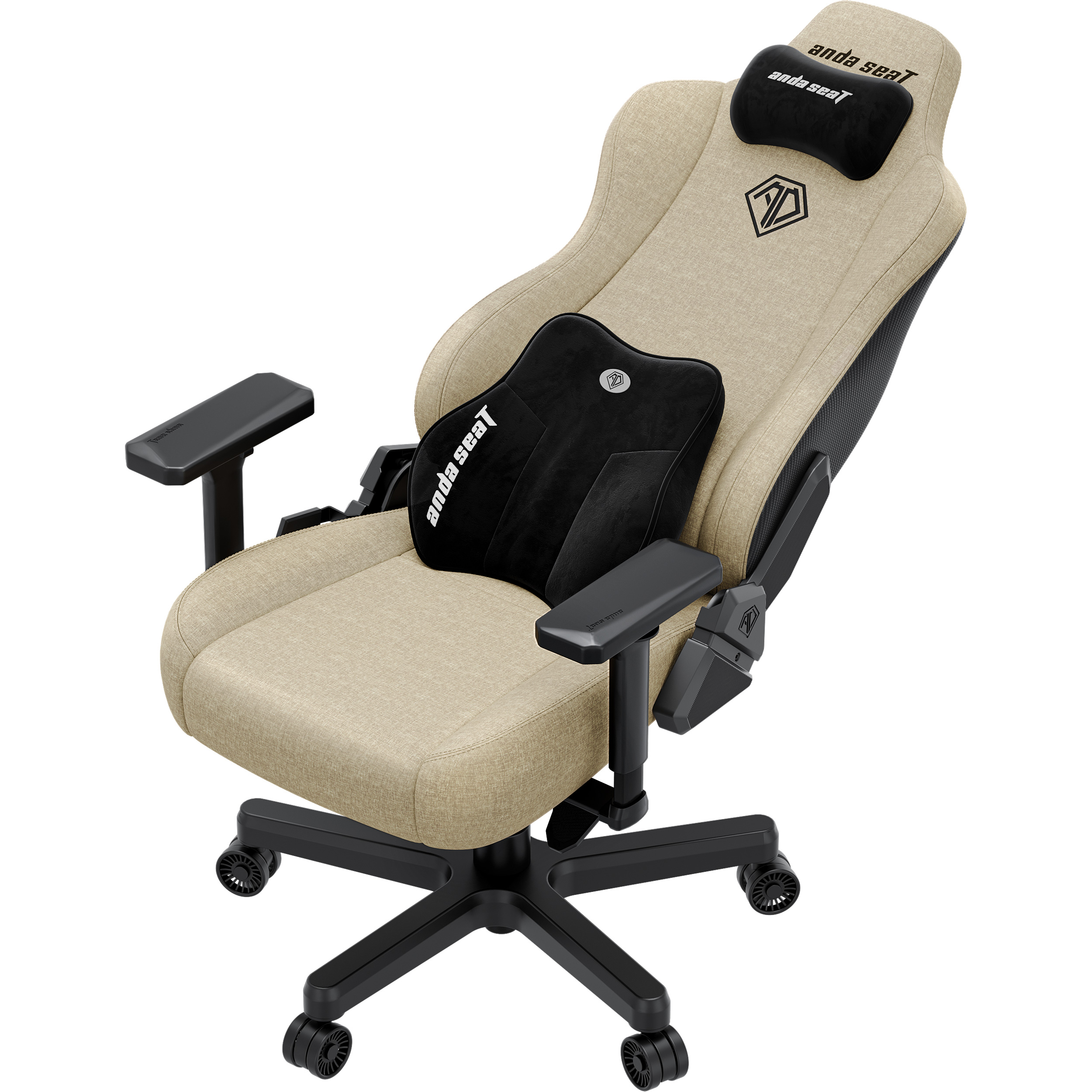 Крісло геймерське ANDA SEAT Kaiser 3E Fabric XL Beige