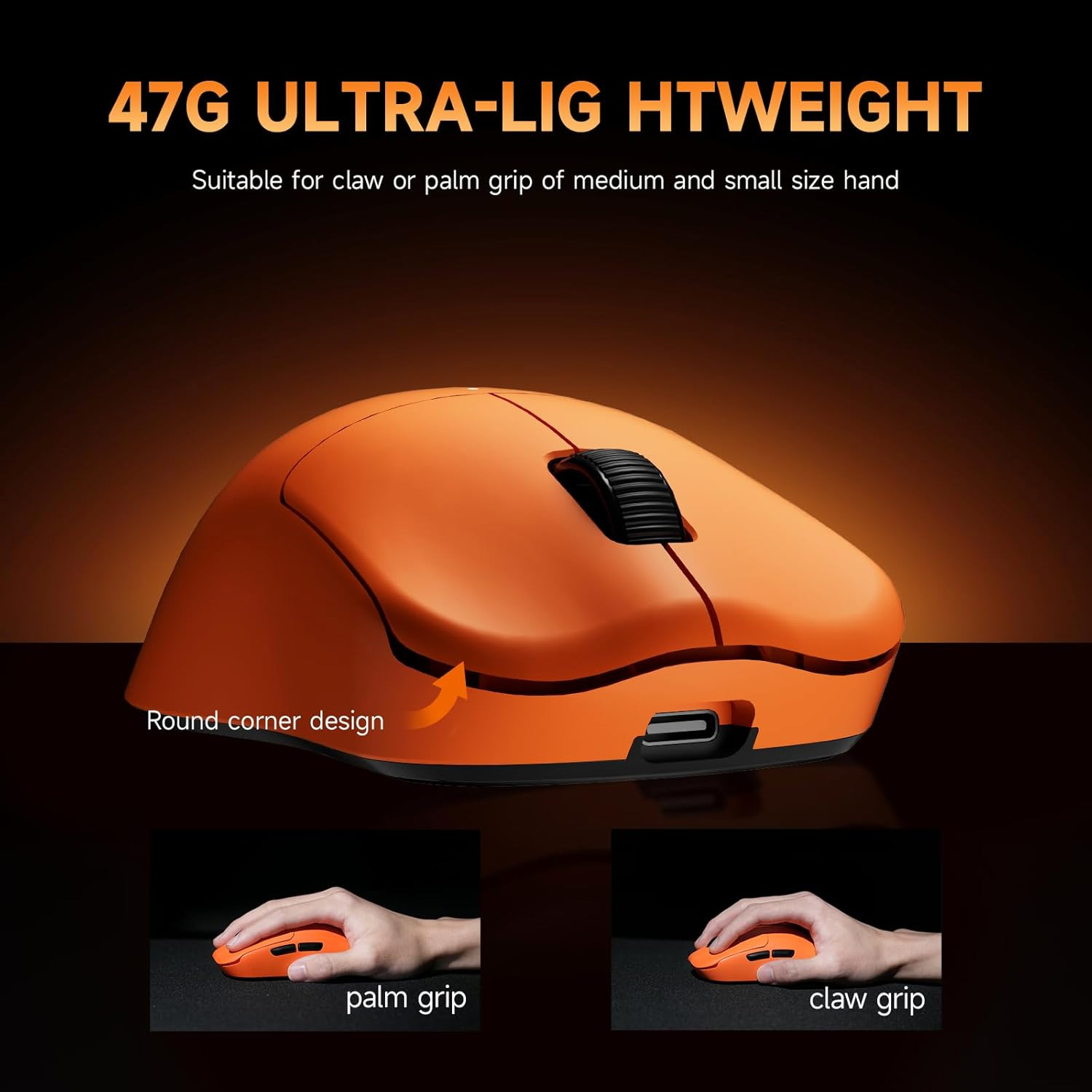 Миша RAWM ES21Pro Orange