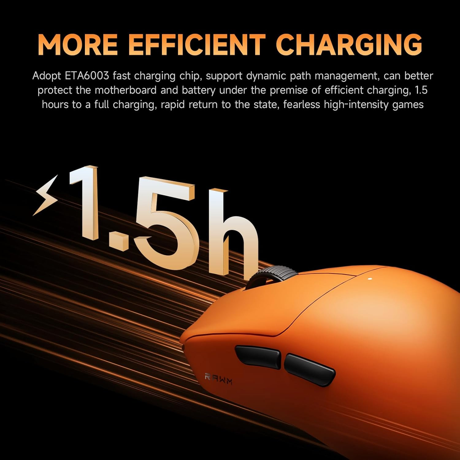 Миша RAWM ES21Pro Orange
