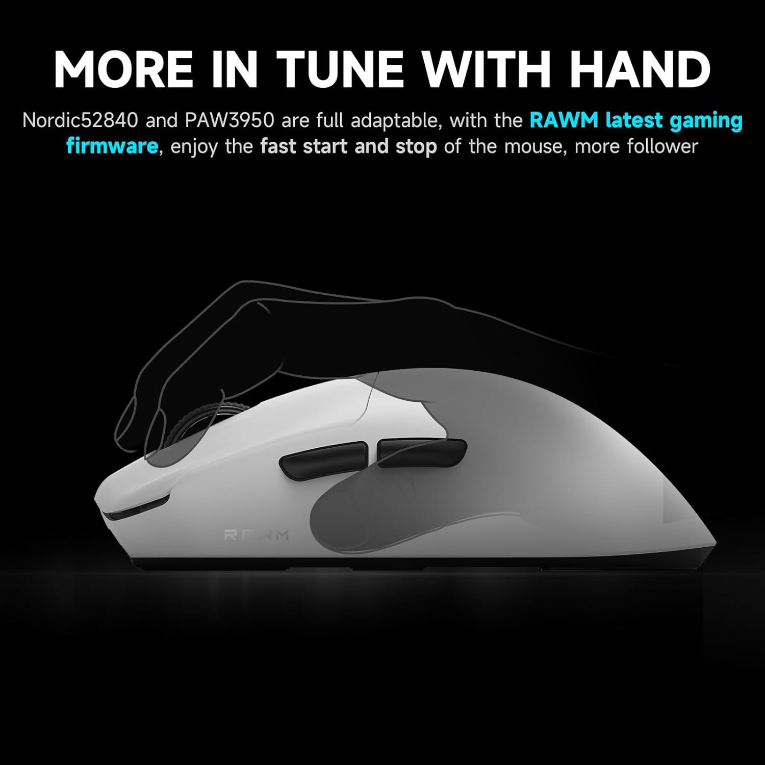 Миша RAWM ES21Pro White