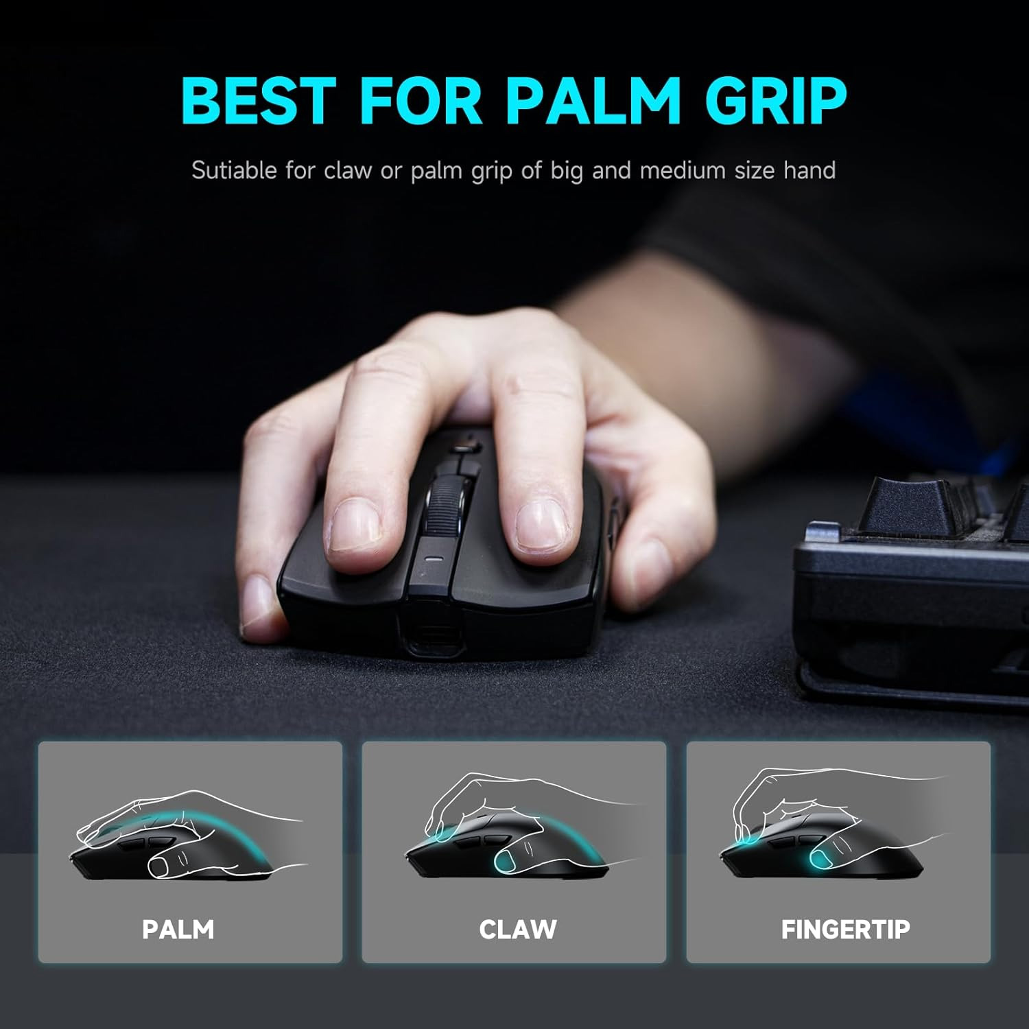 Миша RAWM MH01Pro Black