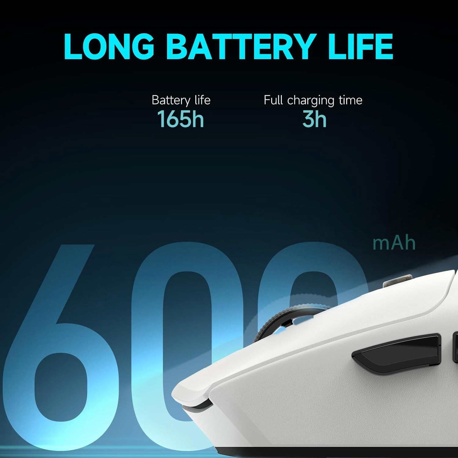 Миша RAWM MH01Pro White