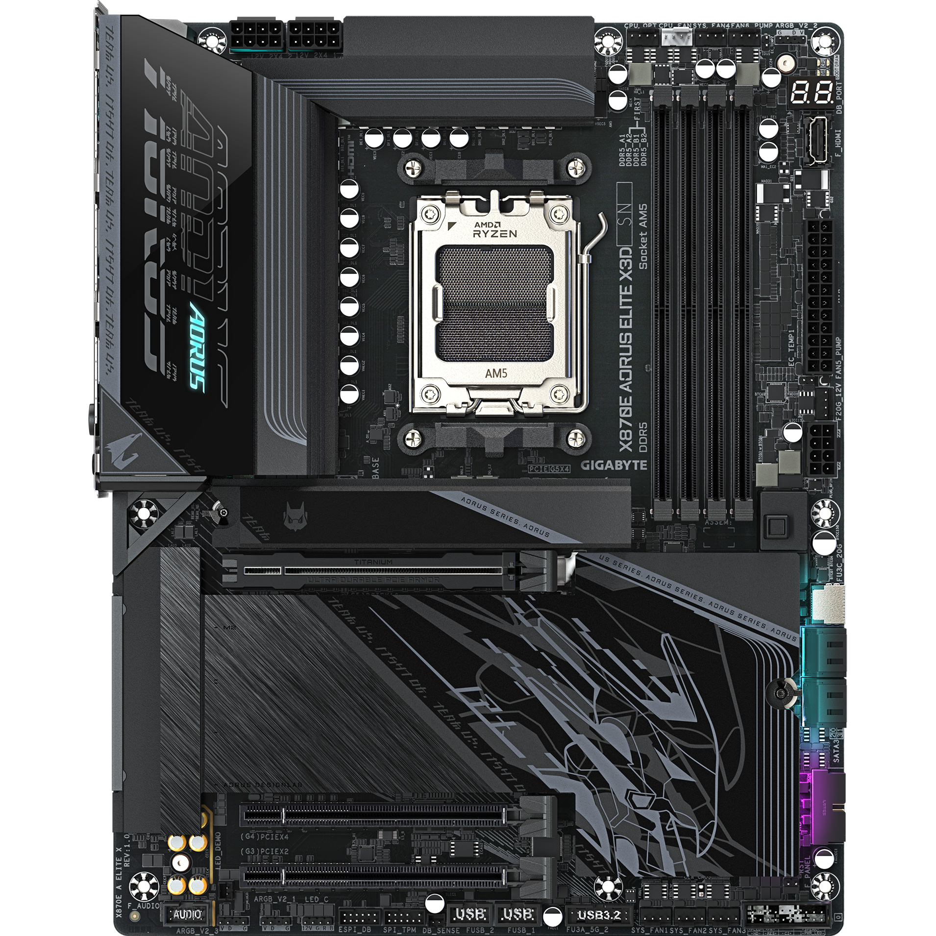 Материнская плата Gigabyte AORUS X870E Elite X3D