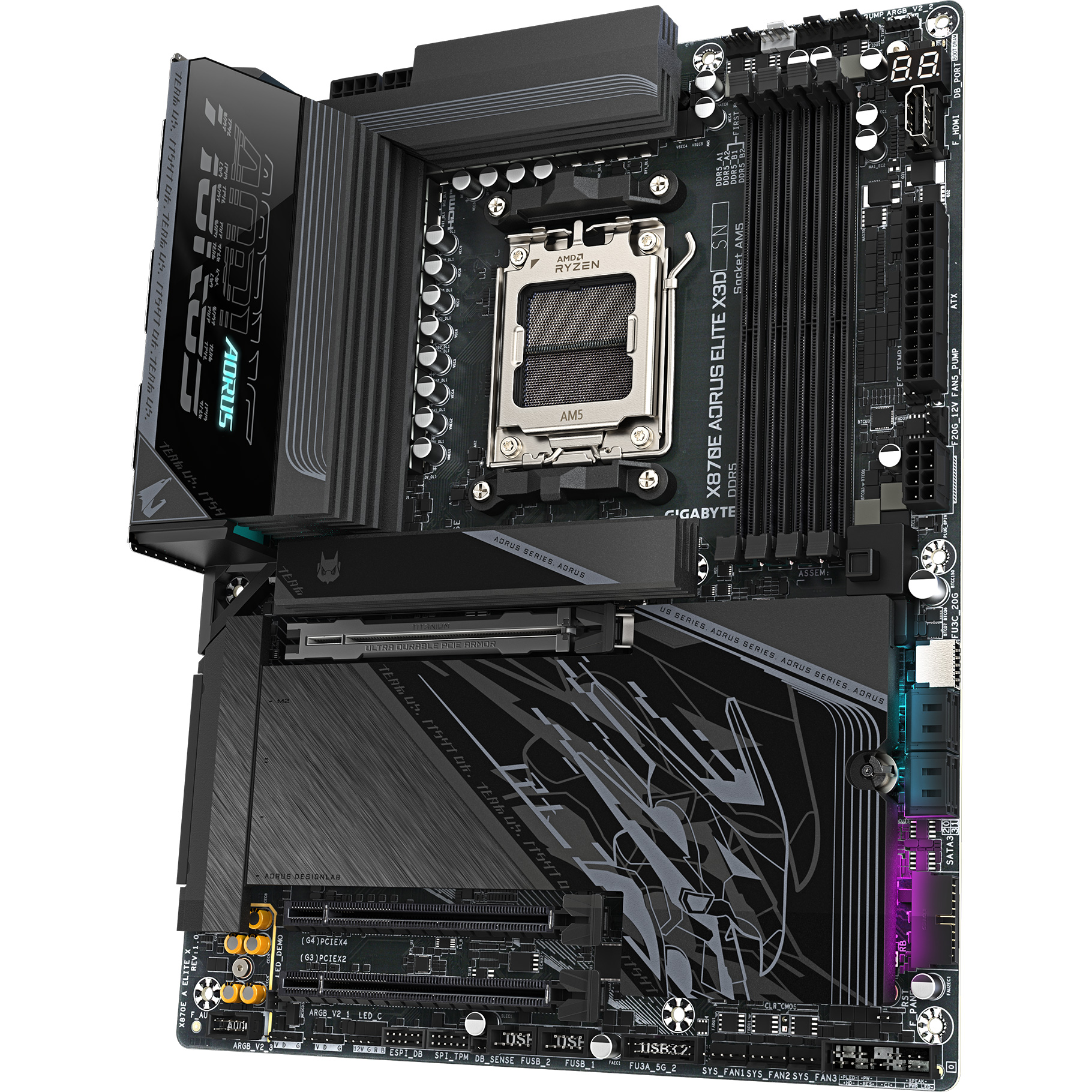 Материнская плата Gigabyte AORUS X870E Elite X3D