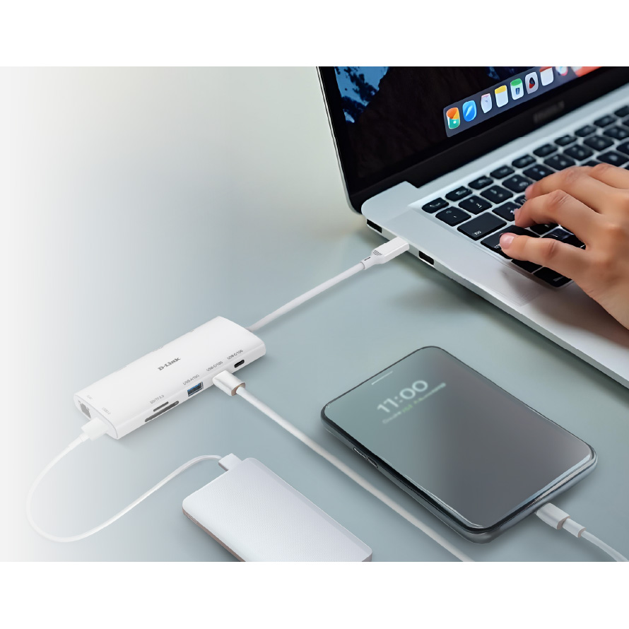 Порт-реплікатор D-LINK DUP-A01 10-in-1 USB-C Hub