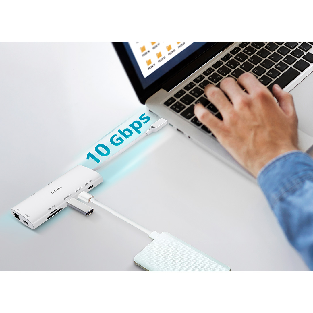 Порт-реплікатор D-LINK DUP-A01 10-in-1 USB-C Hub