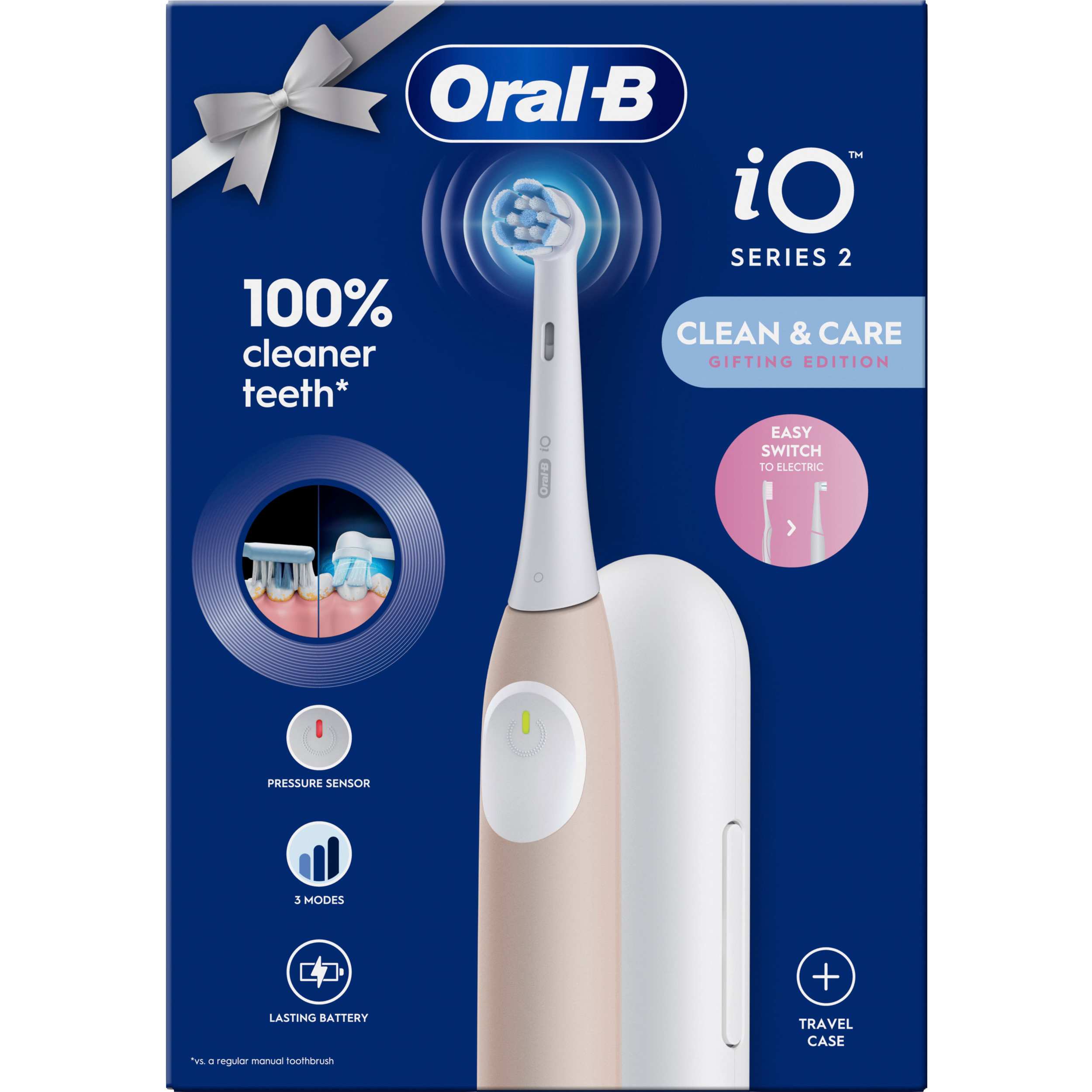 Електрична зубна щітка BRAUN ORAL-B iO Series 2 IOS2.1C9.1CK Pink