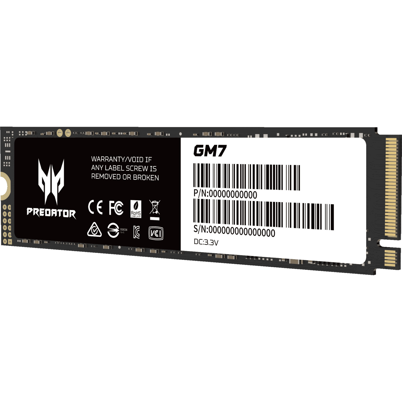 SSD диск ACER PREDATOR GM7 1TB M.2 NVMe (BL.9BWWR.118)